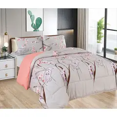 CASATEX - Edredón 2 Plazas + Juego de Sábanas 100% Algodón - 5 Piezas