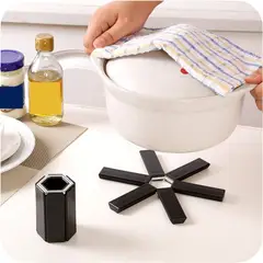 MEGIMPERU - Soporte Base Plegable para Ollas con Aislamiento al Calor
