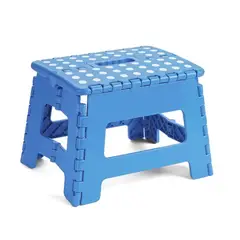 GENERICO - Mini silla banquito plegable portátil AZUL