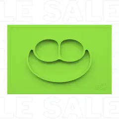 KIDS - PLATO INDIVIDUAL SILICONA ANTIDESLIZANTE PARA BEBES - VERDE