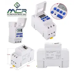 GENERICO - Temporizador Digital con Horario Programable diario y semanal 12V