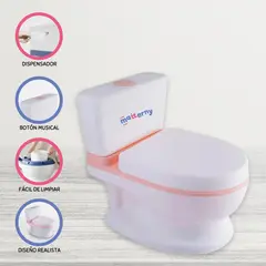 INFANTI - Bacín Musical Doux Bebe »INODORO» Pink