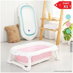 INSPIRA - Bañera plegable portatil para bebes Color Aleatorio