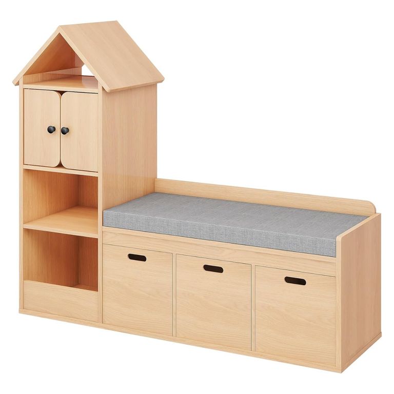 Librero Estante con Asiento Infantil Maena DIBA Muebles