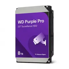 WESTER DIGITAL - Disco Duro Western Digital Purple Pro 8TB Videovigilancia 256MB Cache