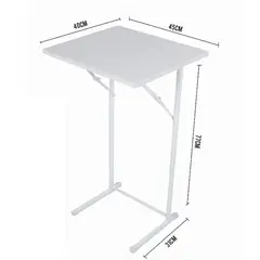 ATAHUALPA - Mesa Plegable 40X45- BLANCO