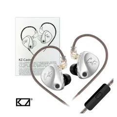 KZ - Audífonos In-Ear Gamer Con Micro Castor Plateado