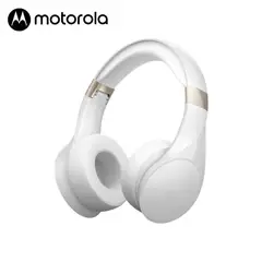MOTOROLA - Audífono Moto XT500+ Blanco Bluetooth Over-Ear Hasta 25 Horas