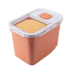 GENERICO - Contenedor de comida hermetico para Mascotas NARANJA