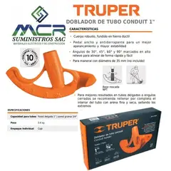TRUPER - DOBLADOR DE TUBO CONDUIT 1 pulgada