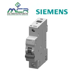 SIEMENS - INTERRUPTOR TERMOMAGNETICO 1 POLO 50 AMPERIOS 240VAC