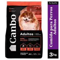 CANBO - Comida para Perro Adulto Pequeño Balance Pollo 3 kg