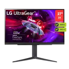 LG - Monitor Gamer Ultragear 27gr83q-b 27 1ms Ips QHD 2k 240hz G-SYNC
