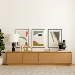 VENTITAS HOME - Mesa de TV Antoinette 70” Color Rovere