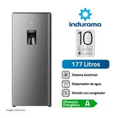 INDURAMA - Refrigeradora RI-289D Top Freezer Autofrost 177L Gris