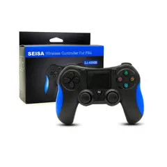 SEISA - Mando para PS 4 Inalámbrico Recargable Negro SEISA.