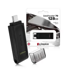 KINGSTON - MEMORIA USB 128 GB KINGSTON DATATRAVELER 70 USB TIPO C