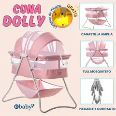 EBABY - CUNA PARA BEBE DOLLY ROSADO