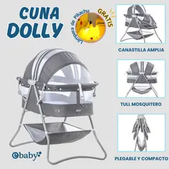 EBABY - CUNA PARA BEBE DOLLY GRIS