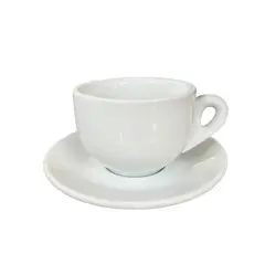 GENERICO - Set de 6 tazas Cappuccino XL/Latte Milano Blanco de 210ml - Nuova Point