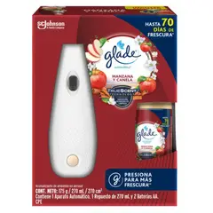 GLADE - Aromatizador Automatico 270ml Manzana Canela