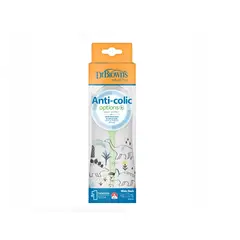 Dr Browns - Biberón boca ancha polipropileno 9 oz/270 ml Dino