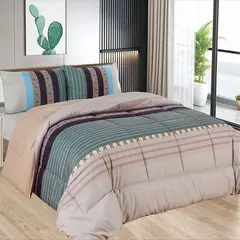 CASATEX - EDREDÓN TELA CON TELA 100% ALGODÓN DE 2 PLZ