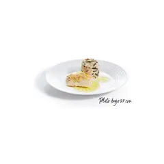 LUMINARC - Plato X4 hondo 23,5 cm + plato X4 bajo 27 cm + Bowl 13 cm harena blanco