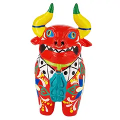 GENERICO - Toritos de Pucara Rojo Artesanía Peruana