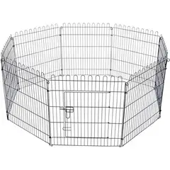GENERICO - Corral cerco jaula para mascotas 60x80cm x 8 Piezas