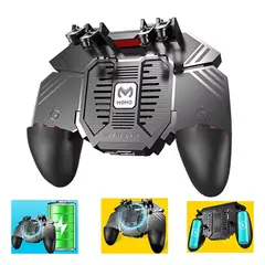 MEMO - Gamepad Mando AK77 Con 4 Gatillos Ventilador y Power Bank.