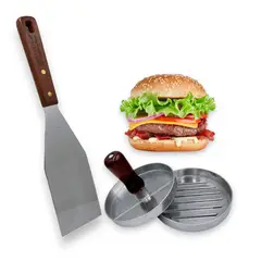 ICHIMATSU - Molde Para Hamburguesa Prensa Hamburguesa + Espátula Facusa