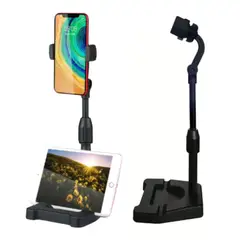GENERICO - Soporte para celular altura graduable smartphone + base para telefono