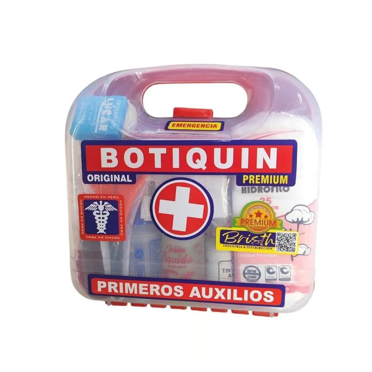 Botiquín de Emergencia Tipo Lonchera Primeros Auxilios