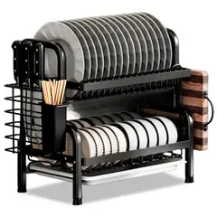 INSPIRA MARKET - Escurridor Organizador Rack de 2 Niveles