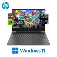 HP - Laptop Victus Gaming 16-S1023DX - Ryzen 7 8845HS 16GB 512GB RTX 4070 8GB 16.1″ FHD 144Hz W11