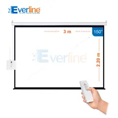 OEM - ECRAN ELECTRICO 3.00 X 2.20 m (Antireflex) motor de CALIDAD