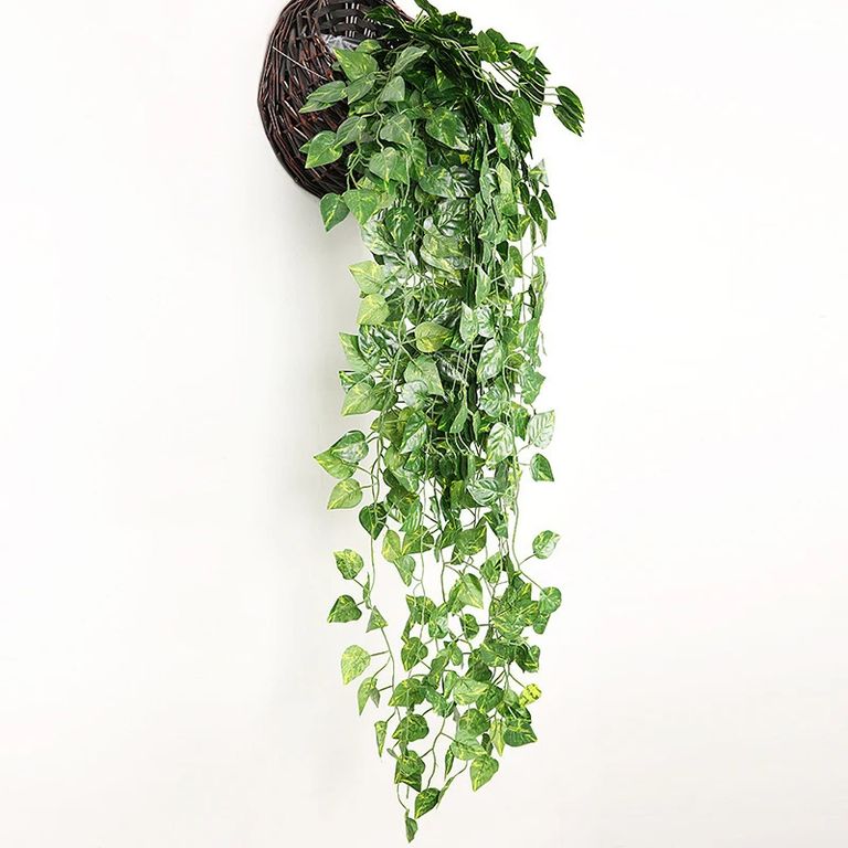 Planta Colgante Artificial 0.90 cm Decoración Espacios 02 Unidades