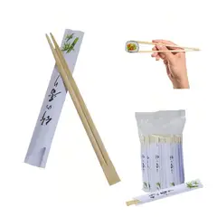 GENERICO - Palillos Japones Bambu Descartable Letras Pack 100par