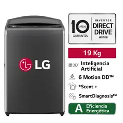 LG - Lavadora WT19BVTB TurboDrum Negro