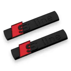 GENERICO - EMBLEMA S LINE LATERAL PARA AUDI