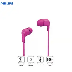 PHILIPS - Audífonos TAE1105 In Ear con Micrófono- Rosado
