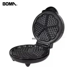 BOMA - Maquina Waflera Antiadherente 1200W -HEART- Black