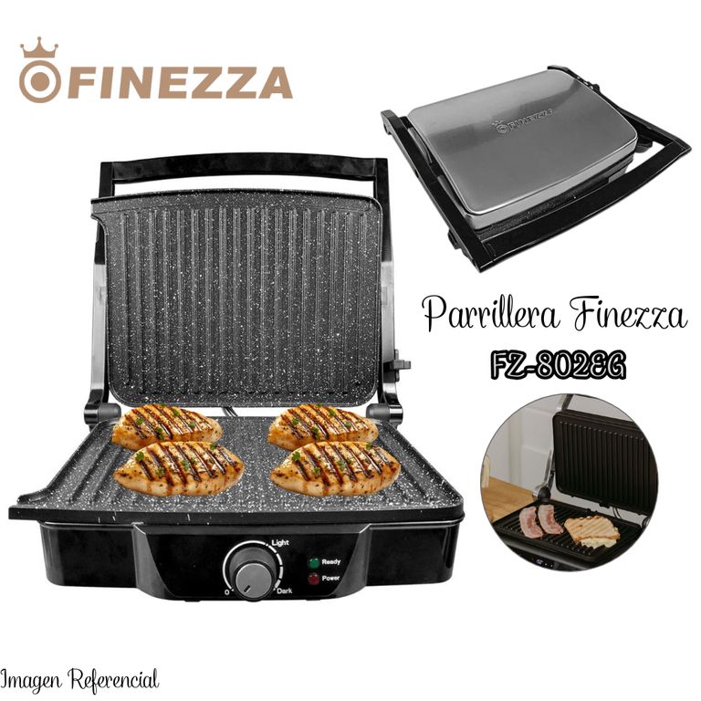 Parrilla Electrica Finezza Antiadherente con Regulador