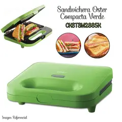 OSTER - Sandwichera Maker Compacta - Verde