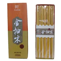 GENERICO - Palillos Chinos Bambu 10par Rui Da