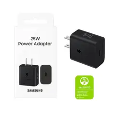 SAMSUNG - Adaptador Samsung 25W Original Para Samsung  A14 - Negro