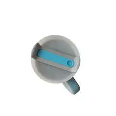 GENERICO - Termo-Taza Toma todo con Asa Color Gris Claro 1.2 lt Acero Inoxidable