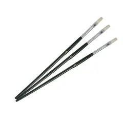 C AND A TOOLS - Pack x 3 : Pincel de Cerda T/Plano #24 C&A  -  Negro