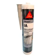 SIKA - Silicona Acética para Vidrios Sikasil IA Gris 280 ml